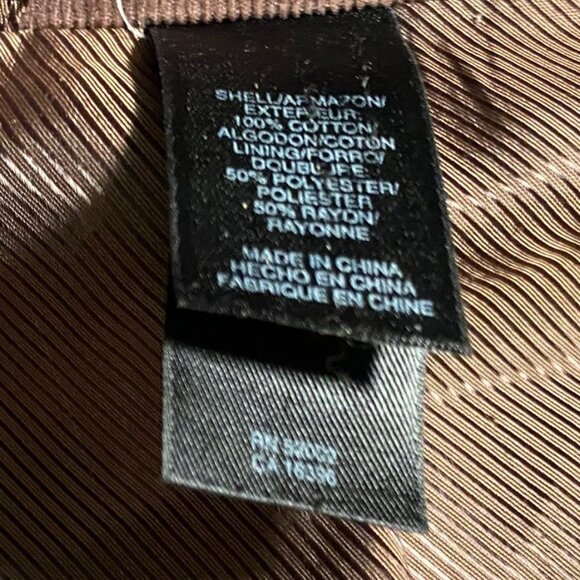 Claiborne Mens Blazer Jacket Size 44R Brown Corduroy Double Button Retro Classic - Picture 12 of 16